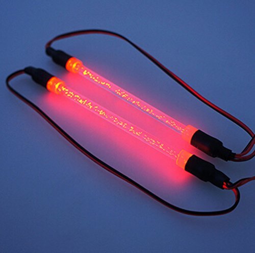 MOHERO RC 1/10 Truck Body LED Light Strip Tube for Drifting Cars and Trucks Red
