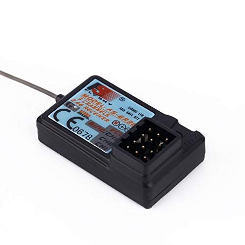 Flysky FS GR3E Waterproof 2.4G 3CH Receiver for RC PT Boats Compatible with FS GT2 FS GT2B FS GT3B FS GT3C Transmitters