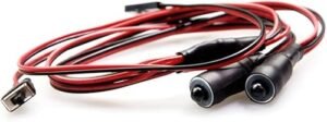 MOHERO 2 LEDs Angel Eyes Demon Eyes LED Light Headlights for 1 10 Late Model RC Cars Crawler Trucks Red White 10mm