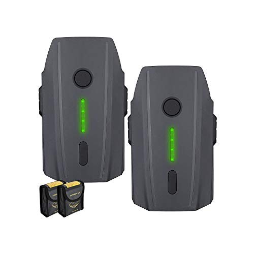 Powerextra Mavic Pro Battery 2 Pack 11.4V 3830 mAh LiPo Intelligent Flight Battery with Safe Bag is rc essential oil safe for cats