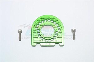 1Pc Set Green Aluminum Motor Mount Plate With Heat Sink Fins For 1/10 Scale RC Ford Truck Bodies Traxxas Ford GT 4 Tec 2 0 83056 4 4 Tec 3 0 93054 4
