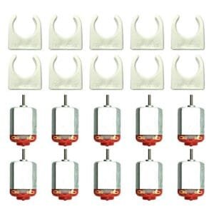 10pcs Micro 130 DC Motor RC Car Engine Kit Strong Magnetic Brushed Electric 3V 12V 25000 RPM for DIY Remote Control Toy Cars