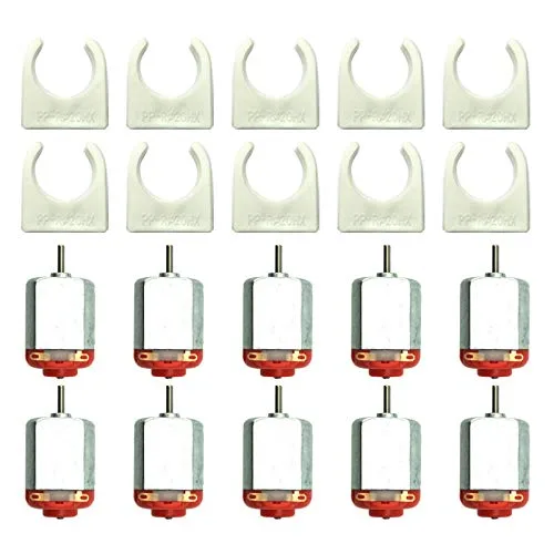 10pcs Micro 130 DC Motor RC Car Engine Kit Strong Magnetic Brushed Electric 3V 12V 25000 RPM for DIY Remote Control Toy Cars