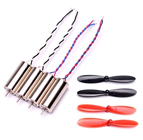 YoungRC 8520 Coreless Motor 8.5 x 20mm Brushed Motors with 55mm CW CCW Propeller Set Your DIY Quadcopter Needs Badass RC Motors