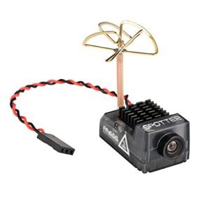 Crazepony Spotter V2 Micro FPV AIO Camera 5.8G for RC Helicopter with OSD Integrated Mic 170 Degree FOV 700TVL Video Transmitter 40CH Adjustable VTX