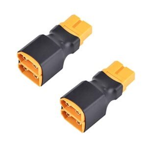 HobbyKing No Prep RC Body XT60 Parallel Connector 1 Female to 2 Male for LiPo NiHM Battery ESC