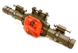 Integy RC Alloy Complete Axle Housing Assembly for Axial 1/10 SCX10 II Upgrade Parts