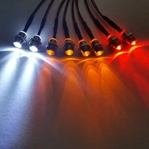 ShareGoo 8Leds LED Light Kit for RC Car Truck Tank Crawler Compatible with Traxxas HSP Tamiya Redcat RC4WD Axial SCX10