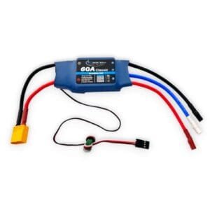 Hobbywing 60A Brushless Motor ESC for Electric RC Car with XT60 and 3.5mm Bullet Plugs