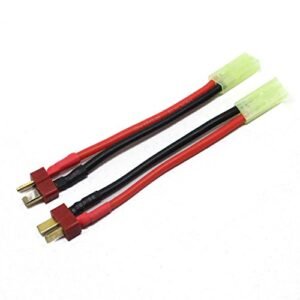Hobbypower Deans Male to Mini Micro Tamiya Female Connector Adapter Cable 122mm Pack of 2