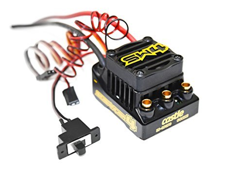 Castle Creations Sidewinder Fuel RC 4 Sensorless ESC Upgrade for 1/10 Scale Vehicles Black