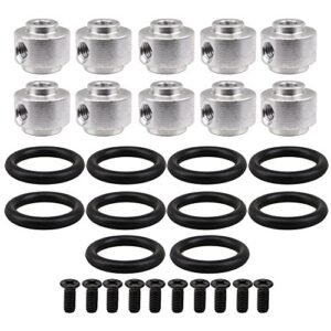 szzijia 10 Pcs 3mm Hole Metal Brushless Propeller Prop Saver Adapter With RC Shock O Rings