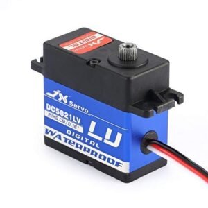 JX Servo DC5821LV Full Waterproof IP67 22kg 0.16sec Metal Gear RC Wheels eBay for 1/8 1/10 Scaler Buggy Crawler TRAXXAS RC4WD TRX SCX104 D90 RC Car