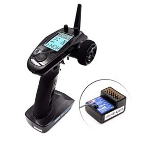 Flysky FS GT5 2.4GHz 6 Channel AFHDS RC Transmitter with FS BS6 Receiver for 6 Wheeler RC Car and Boat