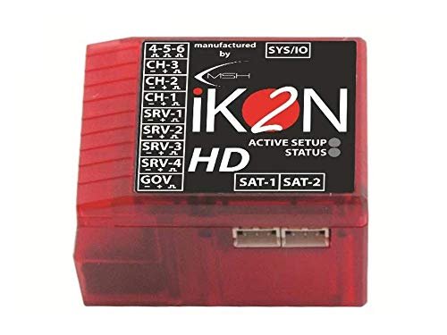 iKON2 HD Flybarless Micro RC Radio System Advanced Helicopter Control