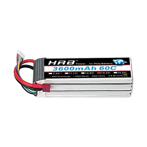 HRB 5S 3600mAh 18.5V 60C Lipo Battery for Avro Vulcan RC Plane and Other RC Models