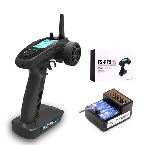Flysky FS GT5 6CH AFHDS RC Transmitter with FS BS6 Receiver for Outrigger RC Boat and Car