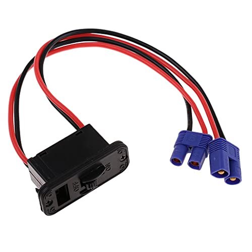 MagiDeal EC3 Connector Cable High Current On Off Switch Wire Harness for Lipo Battery