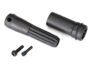 Nikko Black Thunder RC Truck Traxxas 8556 Front Center Driveshafts Black