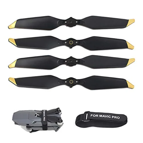 AxPower 2 Pairs Drone Propellers for DJI Mavic Pro and Mavic Pro Platinum 8331F Low Noise Quick Release RC Plane or Drone Accessories