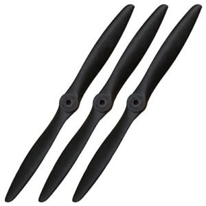 XOAR PJG 7x6 RC Airplane Propeller 7 Inch 2 Blade Nylon Prop for Fixed Wing RC Planes Adelaide Pack of 3