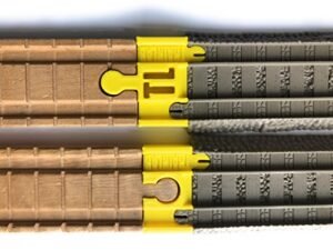 TrainLab RC Train Crash Adapters Compatible with Trackmaster 2009 Brown to Wooden Railway Train Tracks 2pc Yellow