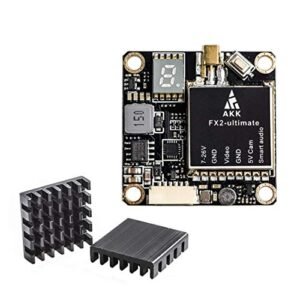 AKK FX2 Ultimate 5.8GHz VTX MMCX Support OSD Configuring via Betaflight RC Helicopter Circuit Board Long Range FPV Transmitter