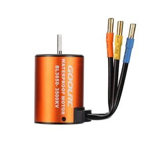 GoolRC 3650 3500KV Waterproof Brushless Motor for Boeing 727 RC Plane and 1/10 Scale RC Cars