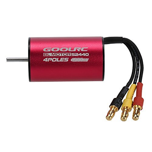 GoolRC S2440 4000KV Sensorless Brushless Motor for 1/18 1/16 RC Car with Custom RC Car Wraps