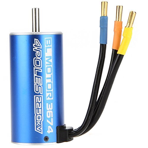 GoolRC 3674 4Poles 2250KV Brushless Motor Repair Upgrade for Broken RC Truck Car Boat
