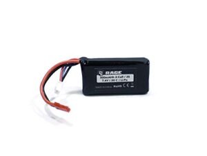 Rage R/C - 7.4V 2S 500mAh Lipo Battery w/JST: Super Cub 750