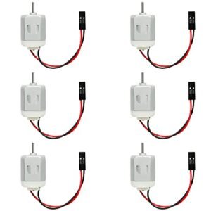 Gikfun 1V to 6V DC Type 130 Micro Motor Pack of 6PCS for Eds RC and Hobby Projects Arduino Robotics STEM Kits Drones EK1894