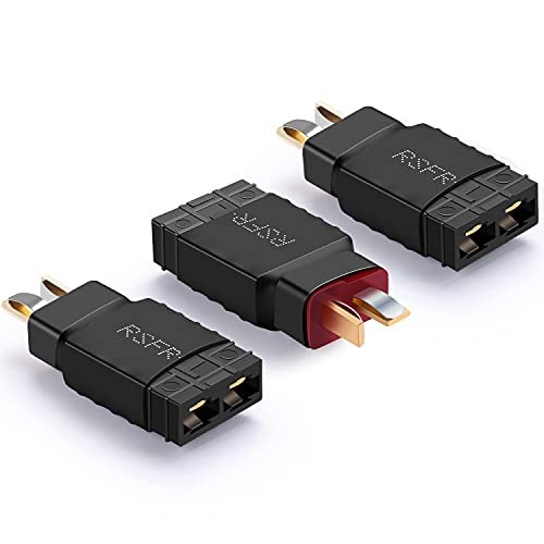 KCRTEK 3PCS Deans to TRXXAXC Wireless RC Charger Adapter for RC Willey Beautyrest Mattress Slash Erevo