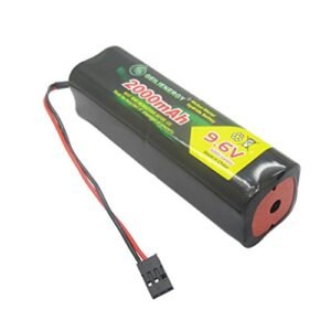 QBLPOWER 9.6v 2000mAh NiMH Battery Pack with Hitec Connector for RC Groups Sailplanes Transmitters