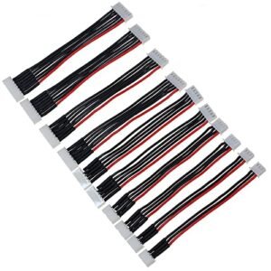 SoloGood 10PCS JST XH 2S 3S 4S 5S 6S Battery Balance Plug Extension Lead 22AWG Silicone Wire for Best Lipo Batteries for RC Airplanes