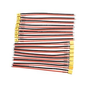 SMC RC LiPo Battery XT30 Connector Set 8 Pairs Male Female with 150mm 16AWG Silicone Wire for FPV Drone