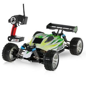 WL toys Goolsky Wltoys A959-B 2.4G 1/18 Scale 4WD 70km/H High Speed Electric RTR Off-Road Buggy RC Car (OBY0897050705015JG)