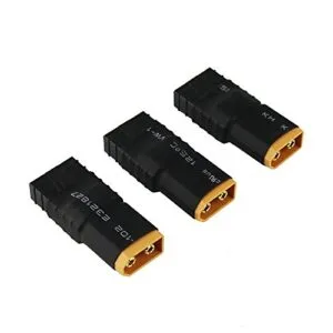 OliYin 3pcs TRX Female to XT60 Male Connector Adapter for Best RC Cars for Dogs to Chase Pack of 3