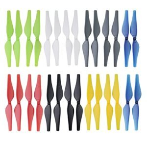 Fytoo 28pcs Propeller Set for DJI Tello RC Quadcopter Spare Parts Drone Blades in Seven Vibrant RC Body Paint Colors