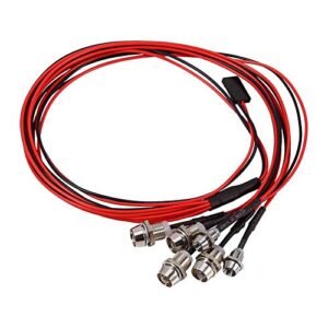 6 LED RC Car Light Set for RC Truck Model Kits 3 7V Headlight Taillight 5mm 3mm Diameter