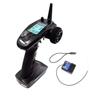 Goolsky Flysky FS GT5 2.4G 6CH Transmitter Remote Controller with FS BS6 Receiver for Zelos RC Boat Car Crawler