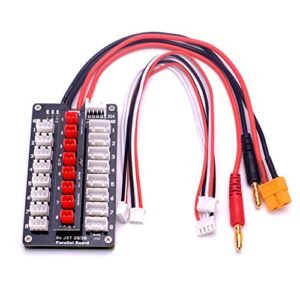 YoungRC JST Parallel Charging Board Solve RC Helicopter Charging Problems for 2S 3S Lipo Batteries