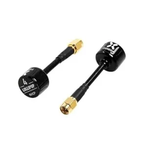 Foxeer 2pcs FPV Antenna Lollipop 5.8G 2.6dBi Super Mini RHCP Antenna SMA Male for RC FPV Jet Drone Quadcopter Multicopter TX RX Black