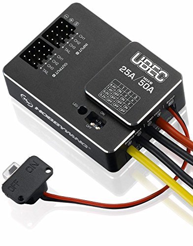 Hobbywing HWI30606000 High Voltage 25A UBEC for High Traction RC Drift Wheels