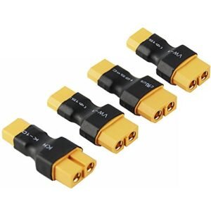 FLY RC XT30 Male to XT60 Female Adapter Connector for Car to RC Merge Wireless FPV Drone Lipo NiMH Battery Charger ESC
