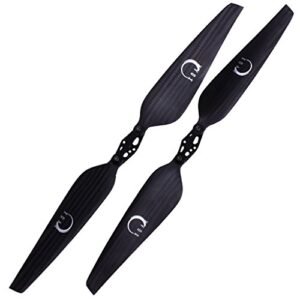 Xoar PJP T LF2 18x6.5 1865 Carbon Fiber RC Quadcopter Folding Propeller 1 Pair 4 Pieces 18 Inch 2 Blade Folding Props for Multicopter Multi Rotor Drone