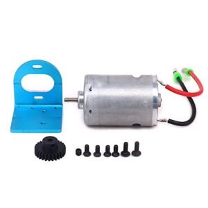 WL Toys 540 Brushed Motor Adjustable Mount with Fan 27T Gear Upgrade Parts for 1 18 A959 A969 A979 K929 RC Car A580048 Blue Perfect for RC Cola Draft Enthusiasts