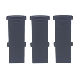 Fytoo 3.7V 800mah Li Po Battery for Mystery Ballerz RC YD XT 1 X Pack 18 X Pack Plus Folding Aerial Drone Smart Follow RC Quadcopter Grey 3PCS