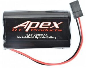 Apex RC Products 4.8v 2000Mah NiMh Square Receiver Battery 7301 for RC Plane Waterfall
