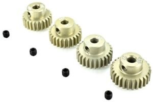 Apex RC Products 48 Pitch Aluminum Pinion Gear Set 9752 Compatible with RC Truck Trailers and Off Road Vehicles
